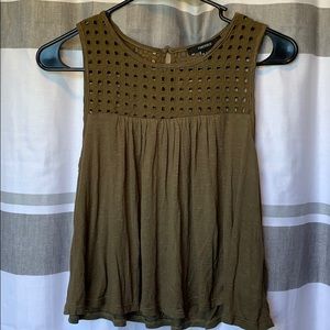 Army Green Tank Top